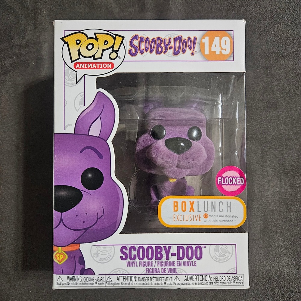 Funko Pop Scooby-Doo 149 Purple Flocked BoxLunch Exclusive Doo Good Vinyl Figure